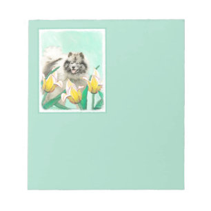 Bloc-note Keeshony in Tulips Peinture mignonne Original Chie