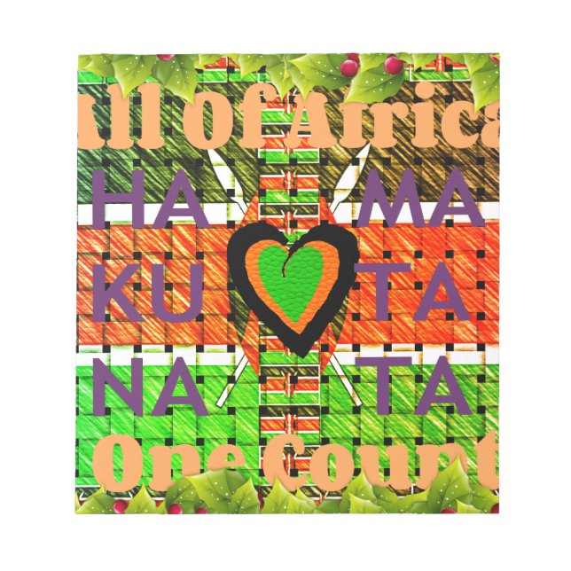 Bloc-note Kenya Hakuna Matata (Devant)