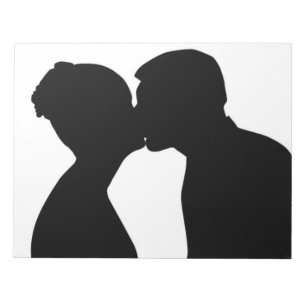 BLOC-NOTE KISSING COUPLE