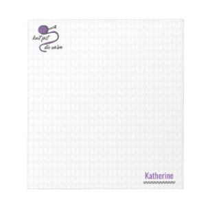 Bloc-note Knit Violet Rapide, Mourir Chaud