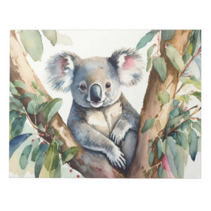 Bloc-note Koala assis dans un eucalyptus