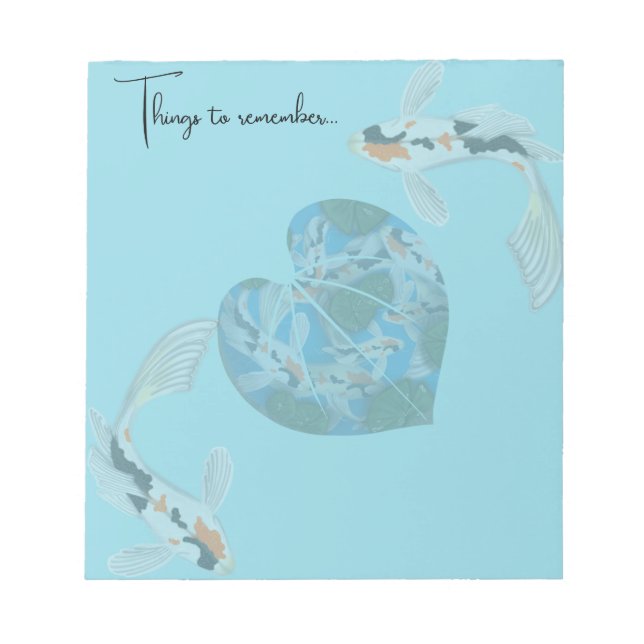 Bloc-note koi choses à retenir (Devant)