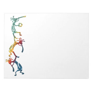 Bloc-note KOKOPELLI musicien acrobates + vos idées