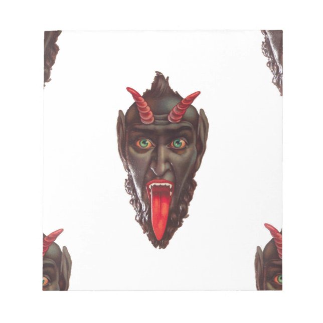Bloc-note krampus vintage (Devant)