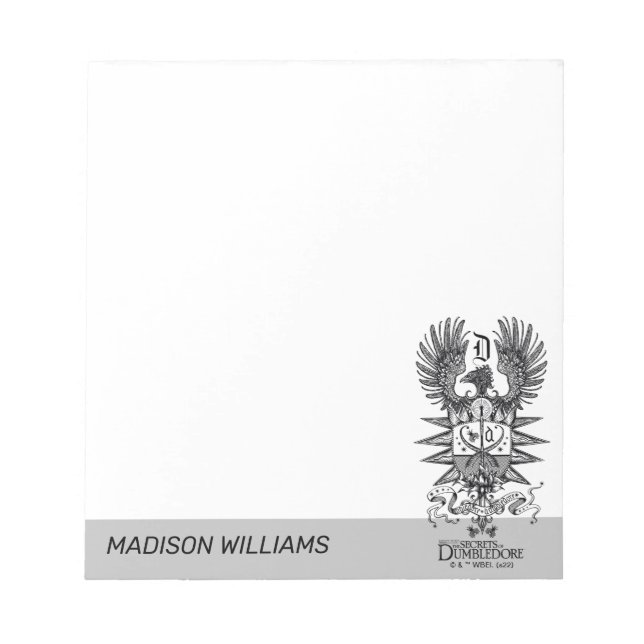 Bloc-note La crête de Dumbledore (Devant)