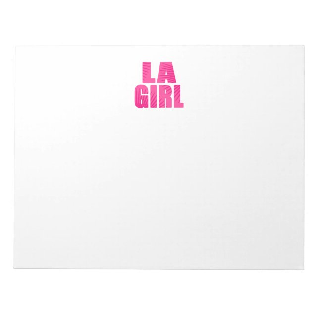Bloc-note LA Girl (Devant)