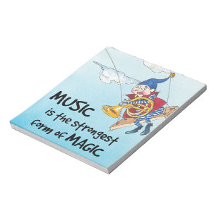 Bloc-note La magie de la musique