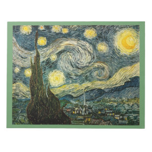 Bloc-note La nuit étoilée de Vincent van Gogh (1889)