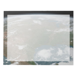 Bloc-note La Planète Panoramique Terre Et Les Etats-Unis. 2