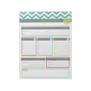 Bloc-note La vie. Plus organisé. La babysitter note le bloc