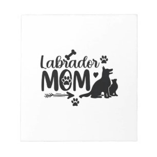 Bloc-note Labrador Maman SVG � Silhouette de Chien & Emprein
