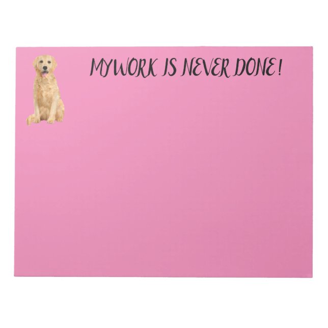 BLOC-NOTE LABRADOR RETRIEVER NOTEPAD (Devant)