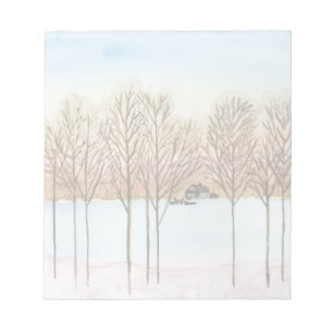 Bloc-note Lac d'hiver