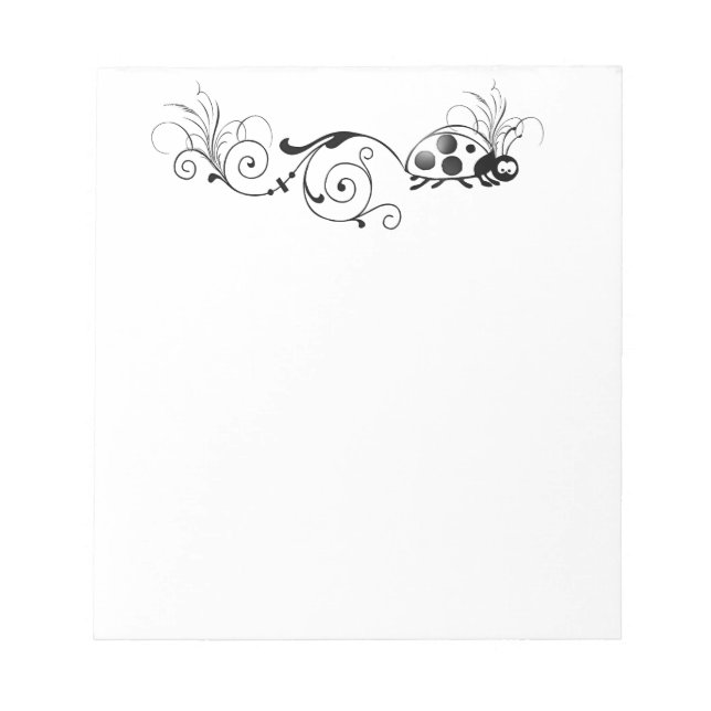 Bloc-note Ladybug avec la queue amusante (Devant)