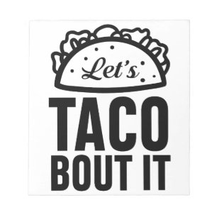 Bloc-note Laissez-nous accès de taco il