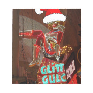 Bloc-note Las Vegas Parties scintillant Gulch Noël