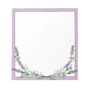 Bloc-note Lavender and Eucalyptus