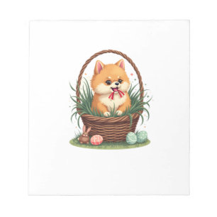 Bloc-note Le bazar de Pâques de Gomi Vintage Chien de Pâques