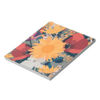 Le design moderne de Sunflowers Floral Autumn Colo