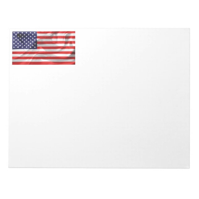 Bloc-note Le drapeau des États-Unis d'Amérique (Devant)
