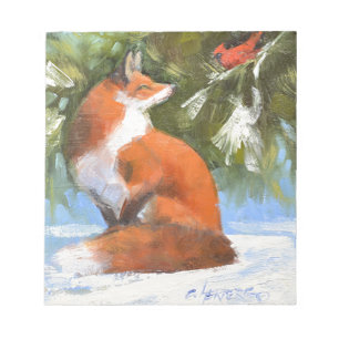 Bloc-note Le Fox et le cardinal