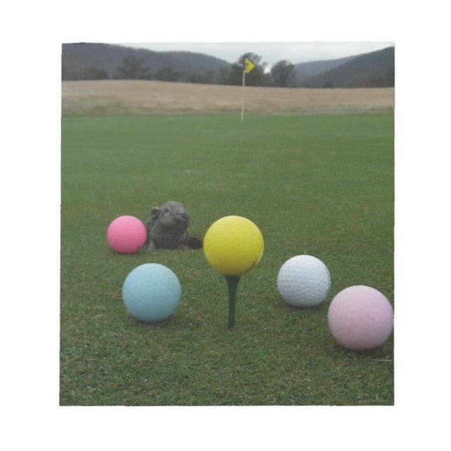 Bloc-note Le golf de Pâques (Devant)