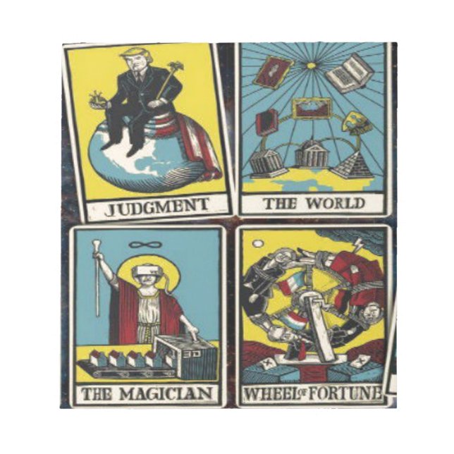 BLOC-NOTE LE JEU DE CARTE ILLUMINATI (Devant)