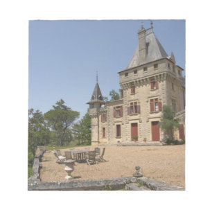 Bloc-note Le magnifique château de Pressac et le jardin