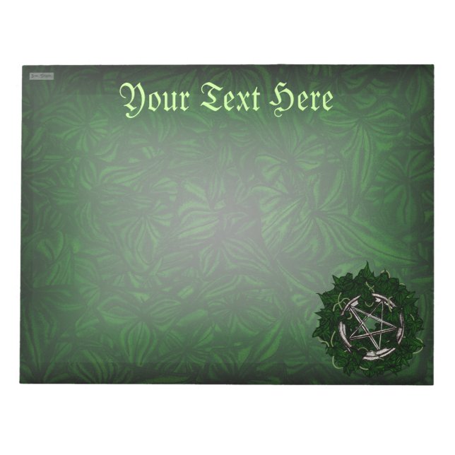 Bloc-note Le Pentacle et l'Ivy (Devant)