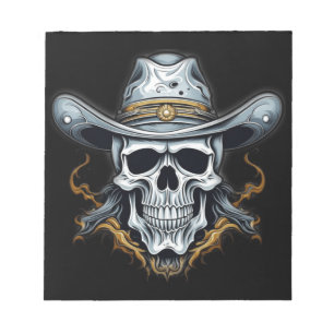 Bloc-note Le squelette cowboy
