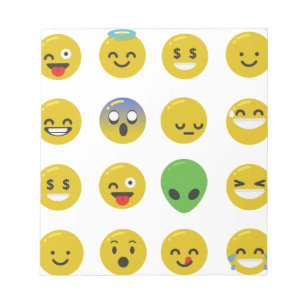 Bloc-note Le visage heureux d'Emoji