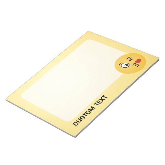 Bloc-note Le visage Jetant un baiser (Incliné)