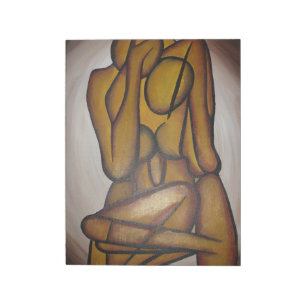 Bloc-note Les Amateurs Abstraits Art Contemporain En Ocre Et