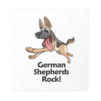 Bloc-note Les bergers allemands Rock !