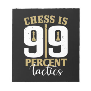 Bloc-note Les Échecs Sont Tactiques À 99%