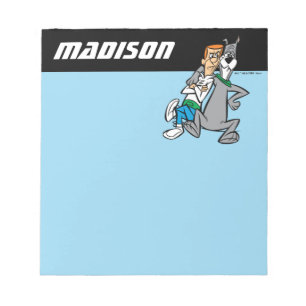 Bloc-note Les Jetsons George & Astro Ajoutez votre nom