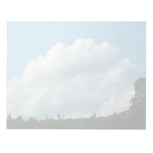 Bloc-note Les nuages rencontrent les arbres