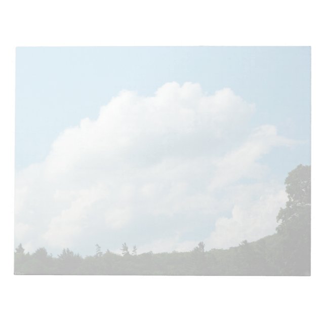 Bloc-note Les nuages rencontrent les arbres (Devant)