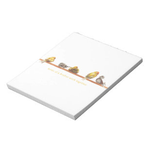 Bloc-note Les oiseaux d'une plume