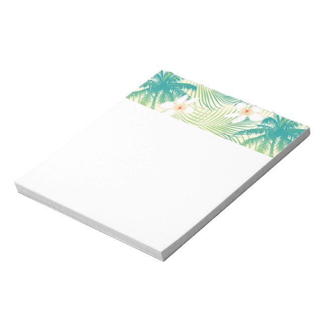 Bloc-note Les palmiers tropicaux d'été (Tourné)