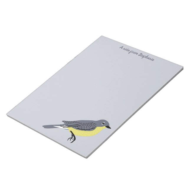 Bloc-note Les Parulines de Kirtland Les amateurs d'oiseaux p (Incliné)