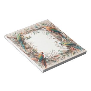 Bloc-note Les perroquets tropicaux