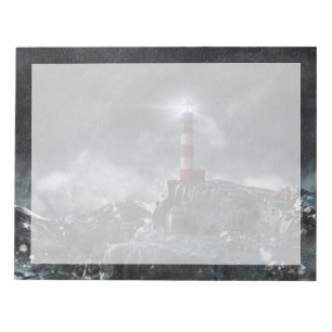 Bloc-note Les phares   Phare dans la tempête