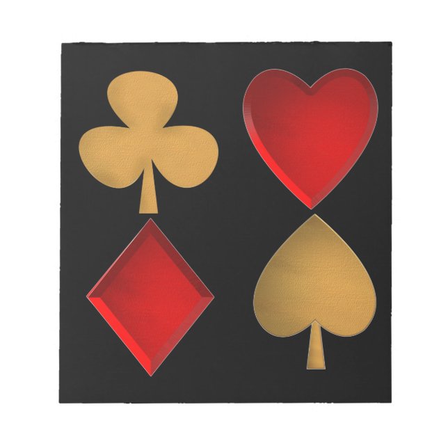 Bloc-note Les quatre costumes (Devant)