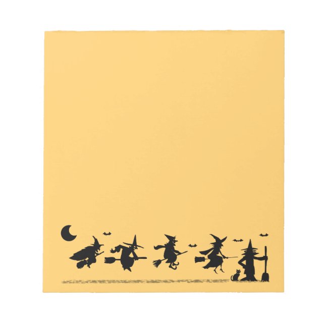 Bloc-note Les sorcières d'Halloween (Devant)