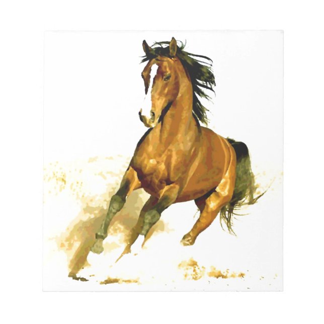 Bloc-note Liberté - Cheval Coureur (Devant)