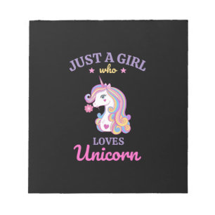 Bloc-note Licorne Arc-en-Ciel Magique Mignonne Colorée