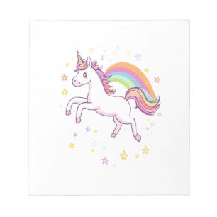 Bloc-note Licorne Étoile Arc-en-ciel (1)