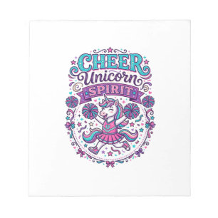 Bloc-note Licorne Joie Esprit Licorne Coloré POD Artwork_