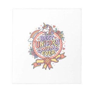 Bloc-note Licorne Meilleure Maman Licorne Jamais Fantaisiste